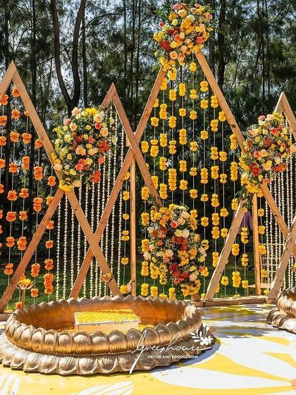 Decor by Aditya - Event Design & Decoration Vibrant Haldi & Mehendi Ceremonies photo 58