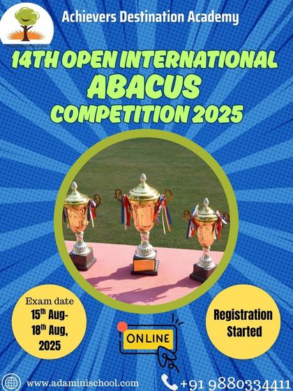 Achievers Destination Academy - Mental Math & Speed Calculation Our Star Achievers: Competition Winners & Graduates photo 6