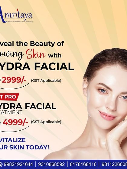 We are offering our signature Hydrafacial at a special price. It is the perfect opportunity to experience the benefits of this amazing treatment for glowing skin.