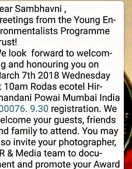 Shambhavi - Workshops & Public Speaking A Journey of Recognition: Awards & Features photo 21