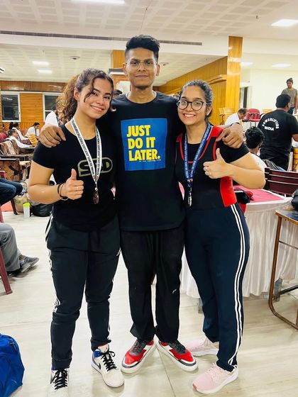 A collection of podium shots and team photos from various state, national, and international competitions. This is the social proof of our success and the strong community we've built at Team Strength Mob.