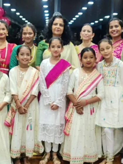 A group photo of our proud Kathak performers and their parents after their wonderful show at the Christmas Flea Market. It was a true celebration of India's rich, secular spirit, blending traditions with festive joy.