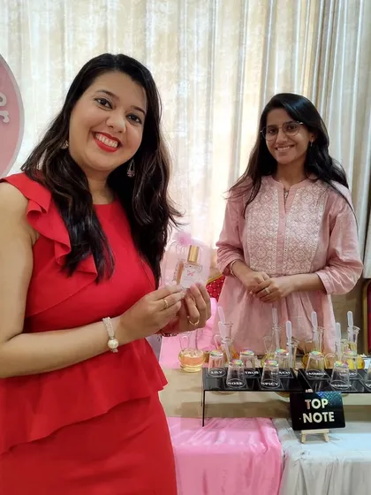 Exploring the unique perfume bar activity at a baby shower. I enjoy working with event planners who bring in creative ideas to make celebrations even more memorable for guests.