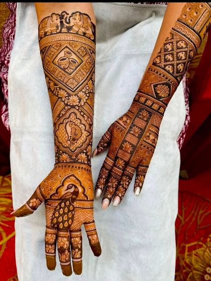 Kanha Mehandi - Bridal Mehndi Intricate Hand Designs photo 55