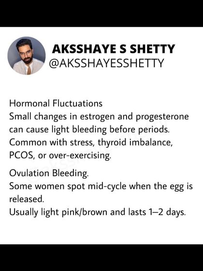 Hormonal fluctuations are a primary cause of spotting. Small changes in estrogen and progesterone, often triggered by stress, thyroid issues, or PCOS, can cause light bleeding. Ovulation can also cause temporary mid-cycle spotting for some women.