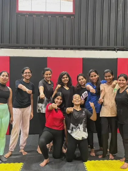 The energy after one of our women's self-defense seminars is incredible. This is a team of empowered women, ready to stand tall and handle themselves. You can see the confidence and camaraderie that we build in every single session.