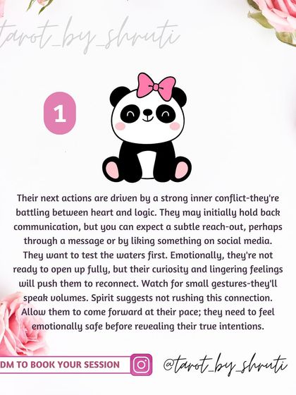 Wondering about their next move? This 'Pick a Pile' reading decodes their intentions, whether they are battling an inner conflict, preparing to take bold action, or observing you from a distance.