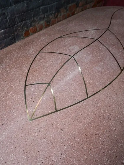 Explore the variety of our custom tables and consoles. From multi-color concrete slabs and Venetian terrazzo tops to pieces with intricate brass inlays and leaf imprints, each one is handcrafted to be uniquely yours.