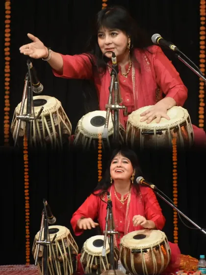 A moment of complete immersion during a solo performance at Bharat Bhavan in Bhopal. For me, the tabla is not just an instrument; it is an extension of my voice and soul, through which I share stories, emotions, and prayers.
