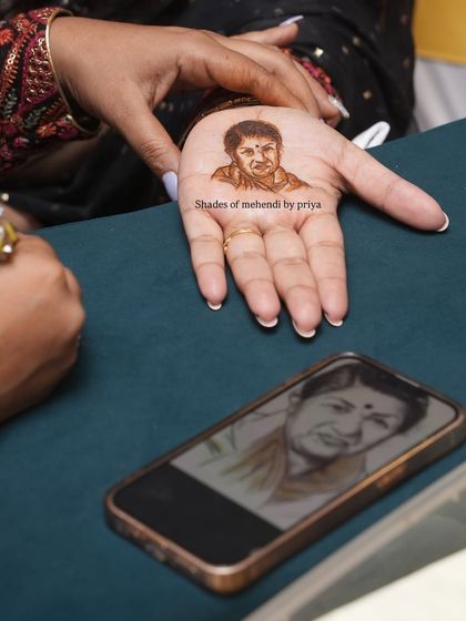 Custom Portrait & Figure Mehendi photo 21