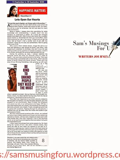 Shambhavi - Workshops & Public Speaking Words of Wisdom: My Books & Columns photo 30