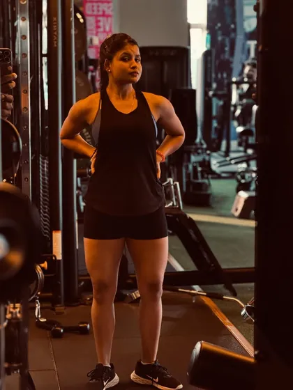 Feeling strong and empowered in my element. My goal is to help you feel this same confidence, building a physique that is not just aesthetically pleasing but also powerful and resilient through a dedicated strength training plan.