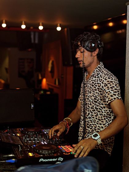 Another angle, showing my concentration and connection to the music.