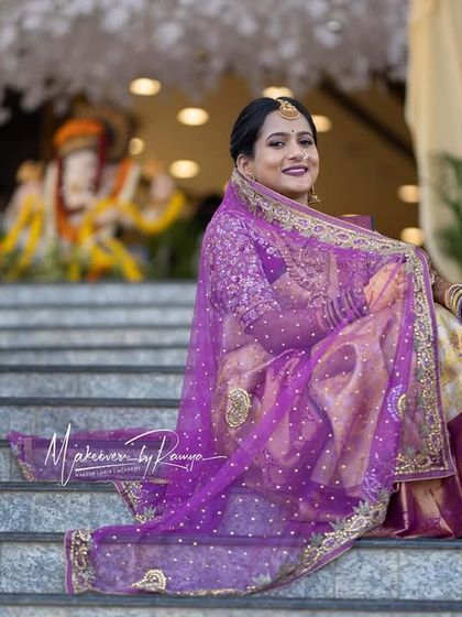 Makeovers by Ramya - Hair Styling & Saree Draping South Indian Wedding Diaries photo 52