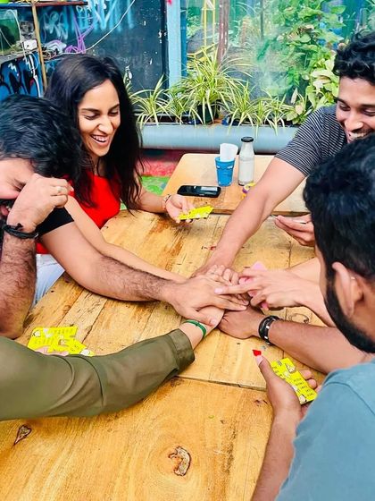 Laughter and fun at our board game evening. We provide a relaxed and friendly atmosphere for everyone to enjoy a bit of healthy competition and camaraderie.