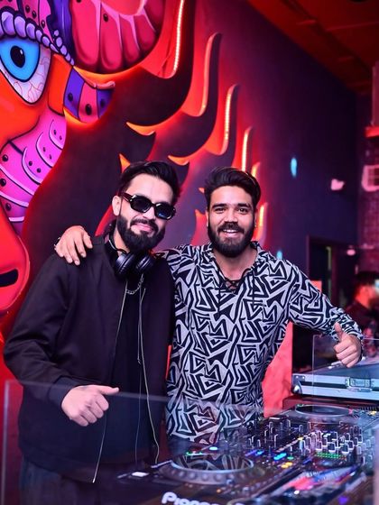 Behind the decks at Tipsyy Bull for a Bull Bhulaiya night. It's all about bringing that desi twist and high energy every single time.