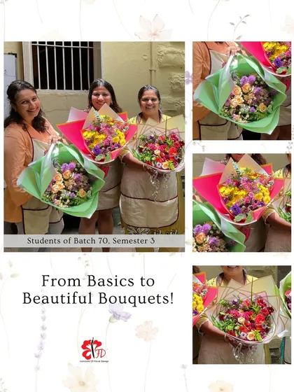 Look at the pride and joy on the faces of our Batch 70 students. Holding their beautiful, vibrant hand-tied bouquets, they show how passion, when guided by the right techniques, blossoms into true artistry.