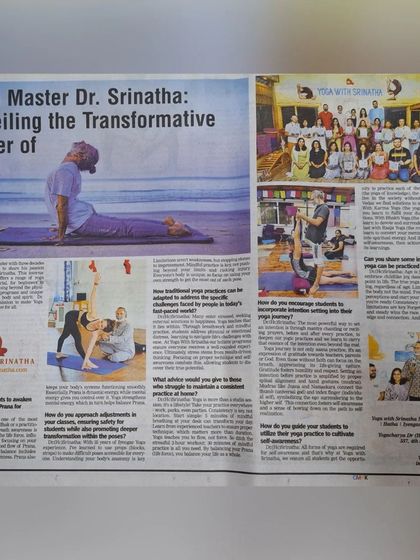 I was honored to be featured in the Times of India for International Yoga Day. This article discusses my three-decade journey and my philosophy on the transformative power of yoga.