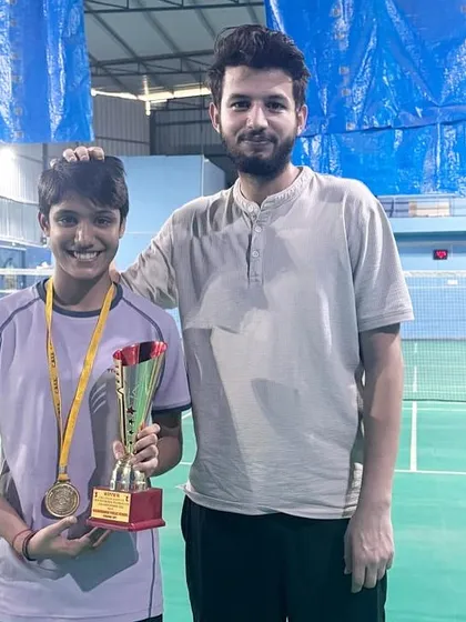 A proud moment with champion Alina Jain after her incredible victory. As a coach, seeing my students achieve their dreams is my greatest reward.