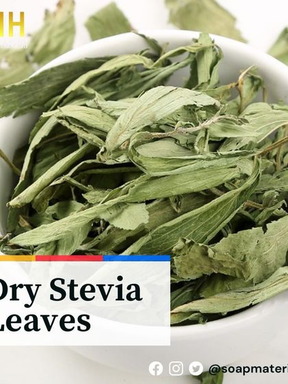 For makers looking to create sugar-free or specialty formulations, we offer dry stevia leaves. These can be used as a natural additive in various cosmetic preparations.