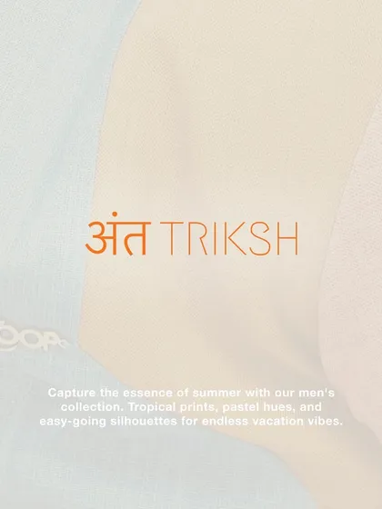 Time to enter the cosmos with my Antriksh collection. This graphic captures the essence of summer with tropical prints, pastel hues, and easy-going silhouettes for endless vacation vibes.