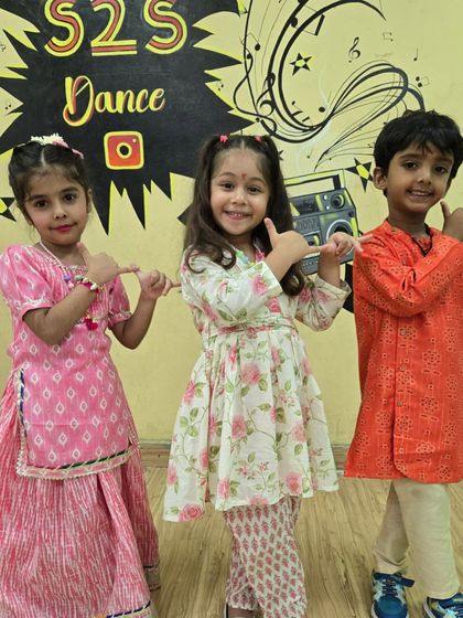 More adorable photos of our little ones celebrating Janmashtami. Each child brings their own unique charm and energy to our festive classes.