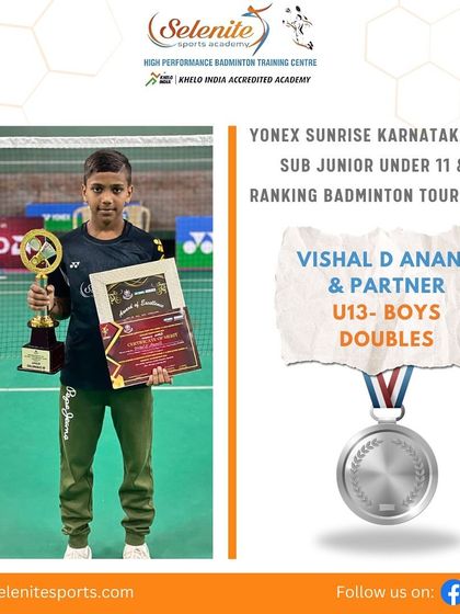 Selenite Sports - High Performance Badminton Training Our Champions' Podium Finishes photo 50