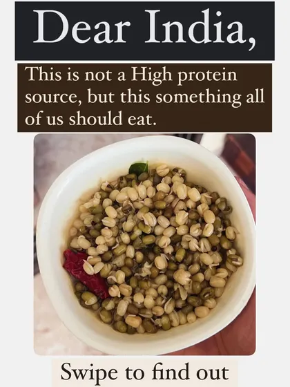 Dear India, this is not a high-protein source, but it is something we should all be eating. Swipe to find out what it is.