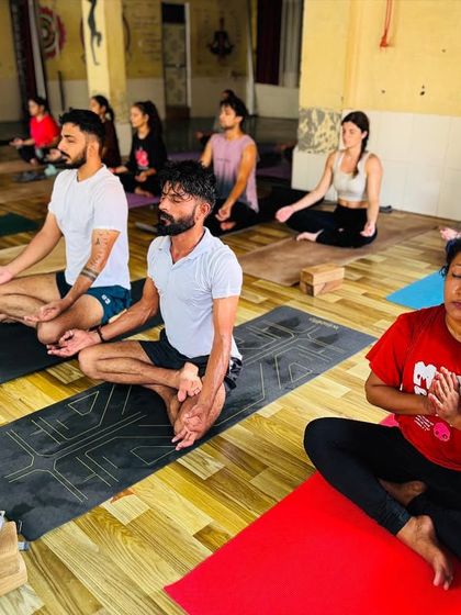 Students of all ages and backgrounds come together to practice meditation in my class. It is a time for collective stillness and introspection.