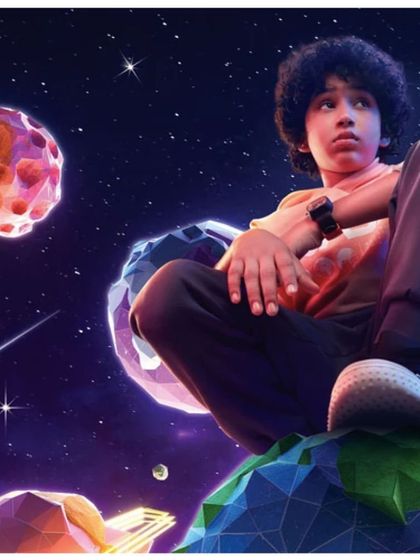 A campaign for Titan Zoop watches with a cosmic theme. I styled the young model in casual, comfortable clothes, allowing the imaginative, space-themed backdrop and the watch itself to capture the attention.