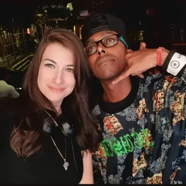Posing with a fellow DJ. The Mumbai nightlife scene is a community, and we're all ready to make the clubs bounce again.