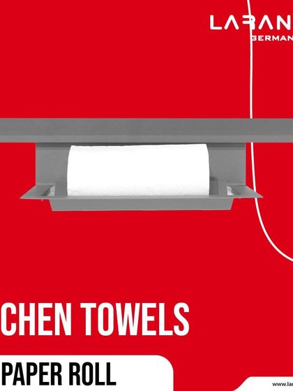 My aluminum bars serve as the perfect holder for your paper towels. They enhance functionality and add modern elegance to your space.