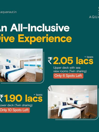 We offer different cabin options to suit your preference. Whether you choose an upper deck room with a sea view or a cozy lower deck cabin, comfort is guaranteed.