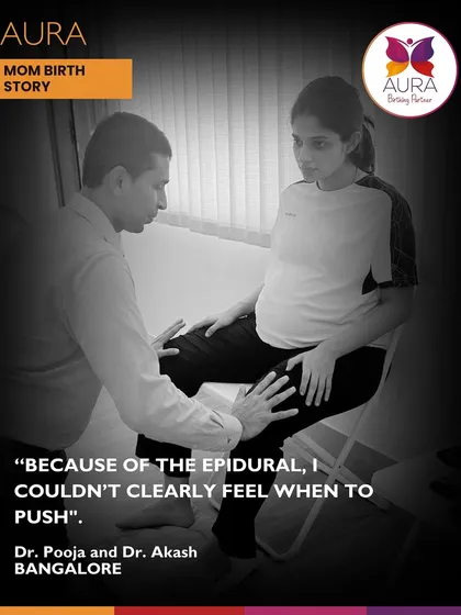 "Because of the epidural, I couldn't clearly feel when to push." Dr. Pooja shares a common challenge with epidurals, highlighting the importance of understanding all aspects of medical interventions.