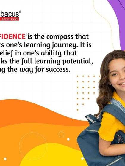 Confidence is the key that unlocks a child's learning potential. By mastering the abacus, students start believing in their own abilities, which helps them take on new challenges in school and in life.