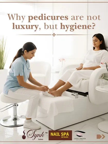 A pedicure is essential hygiene, not just a luxury. This shot captures the serene and professional environment where I provide meticulous foot care, ensuring your feet are healthy, relaxed, and beautifully groomed.