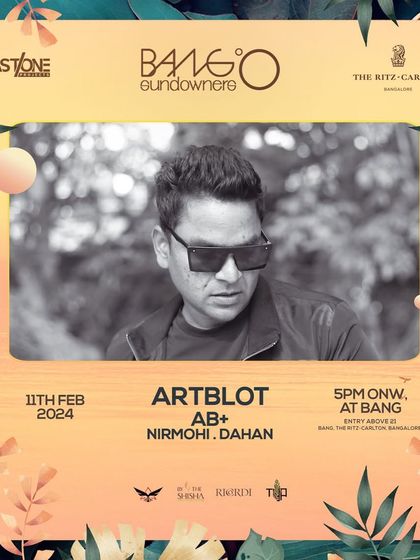 My poster for a beautiful sundowner at The Ritz-Carlton, where I was featured alongside A.Becker.