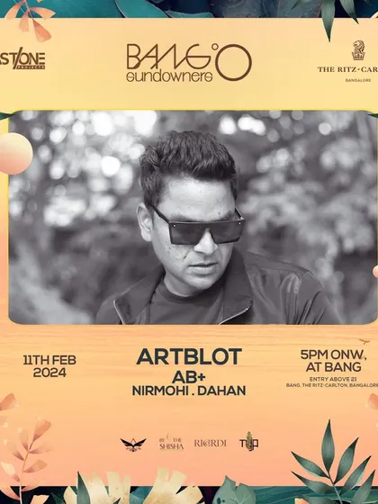 My poster for a beautiful sundowner at The Ritz-Carlton, where I was featured alongside A.Becker.