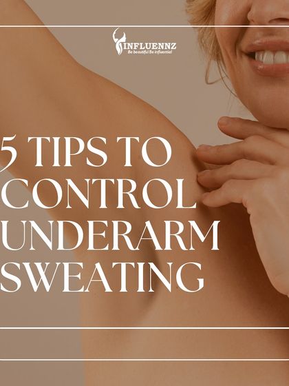 This image introduces a series of expert tips for managing underarm sweating. I provide solutions ranging from lifestyle changes to advanced clinical treatments for hyperhidrosis.