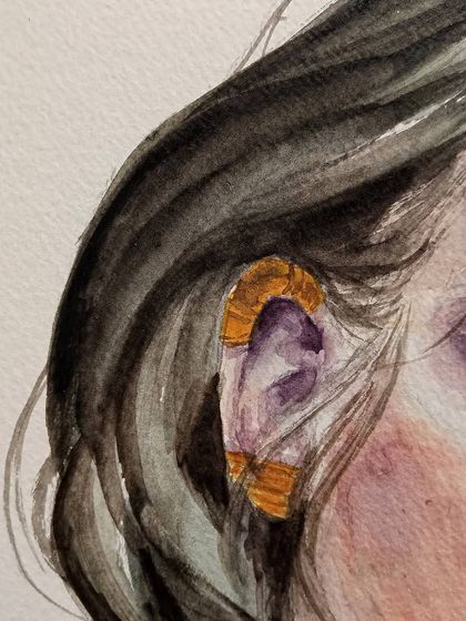 Megha Vinod - Custom Portraits & Illustrations Stylized Watercolor & Mixed Media photo 6