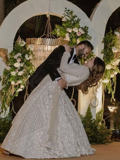 A romantic dip that makes for a stunning photo. We choreograph these highlight moments to make your performance extra special.