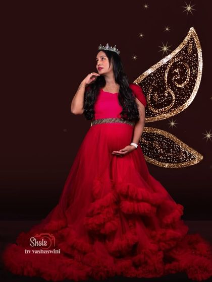 Dee Yashaswini - Occasion Wear Rentals Maternity Photoshoot Outfits photo 30