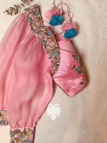 Blouse House by Mahitha Prasad - Custom Blouse Design & Embroidery Reception & Sangeet Glamour photo 32