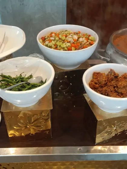 A selection of pickles and salads to accompany our pakoda platters.