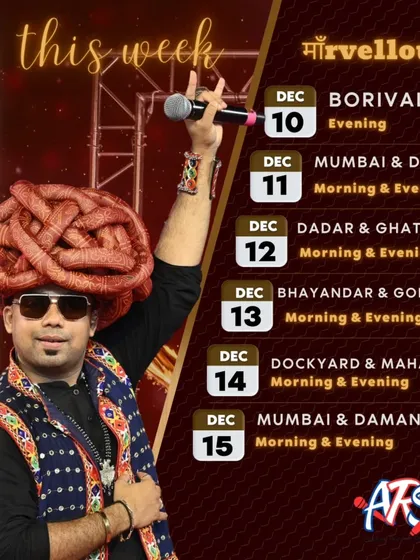 Another packed week in December. Hosting back-to-back morning and evening events requires stamina and passion, which I bring to every show.