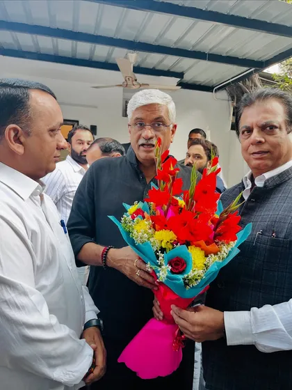 Meeting with the Hon’ble Union Minister of Culture and Tourism, Shri Gajendra Singh Shekhawat. His support as a former sportsman and promoter of sports is invaluable to our mission.