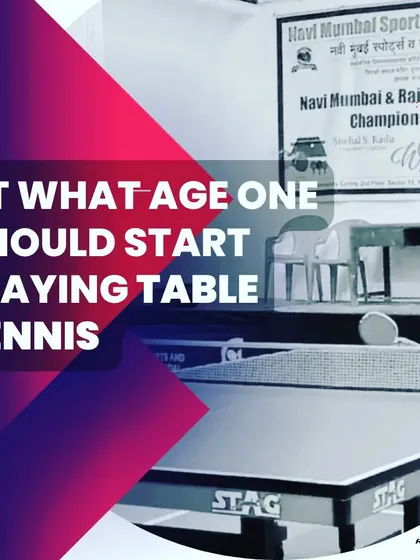 When should a child start playing table tennis? I believe in starting young to build a strong fundamental base.