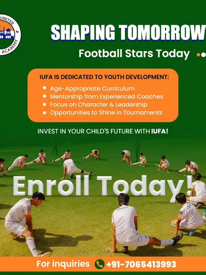 Shaping tomorrow's football stars today. A group of our youngest players stretching before a session, learning the importance of discipline from day one.