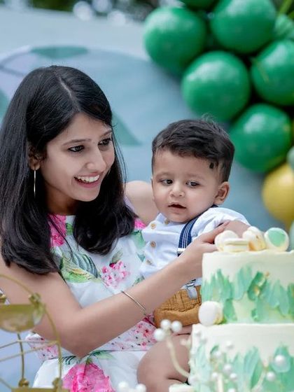 Celebrating a year of giggles, cuddles, and endless love. Happy first birthday, little one.