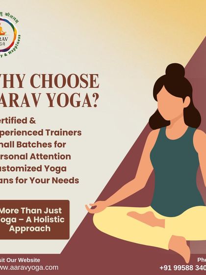 This graphic explains our unique, holistic approach to yoga. We emphasize our commitment to certified trainers, small batches for personal attention, and customized plans that are tailored to your specific needs and wellness goals.